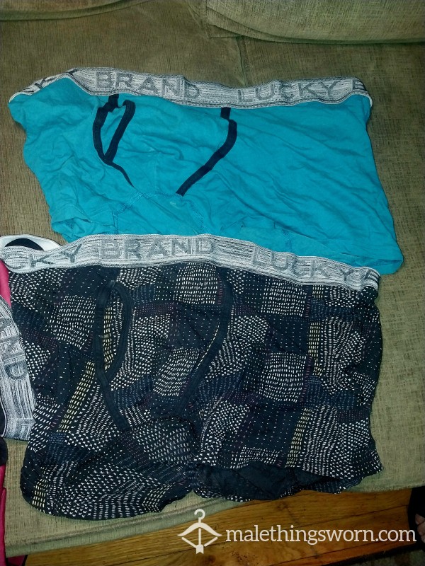 Sweaty Boxer Briefs Size Large (3 Pairs Available) Made To Order