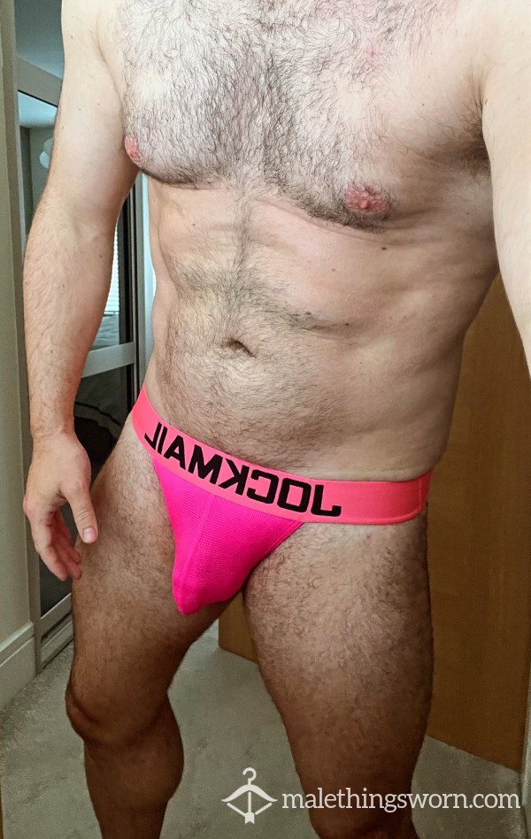 Sweaty PINK Jockmail Briefs