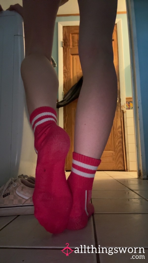 Sweaty Pink Socks