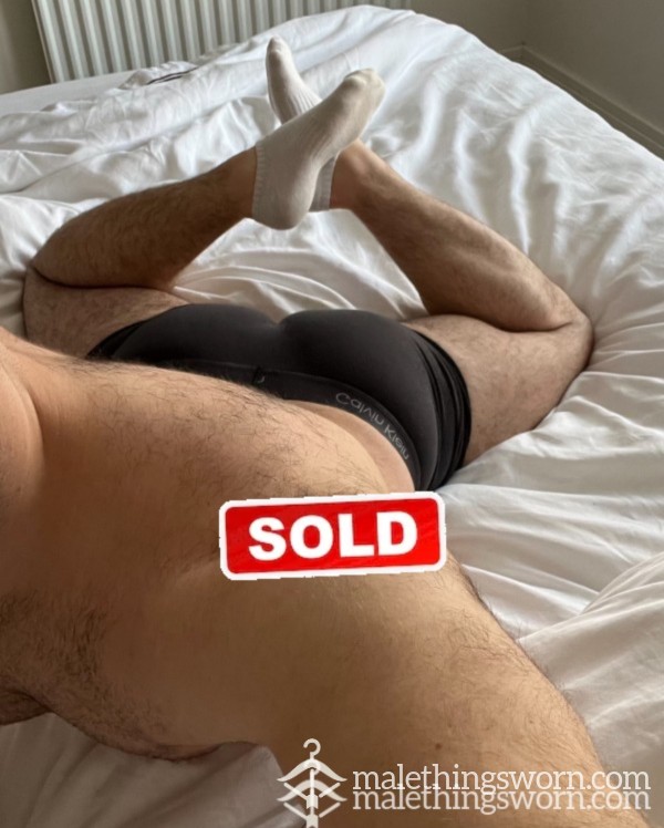 (SOLD)Sweaty Post Spin Ck Boxers & Socks Combo