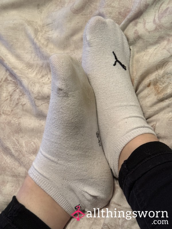 ✨£15-48HR WEAR ✨ Sweaty Puma Gym Socks