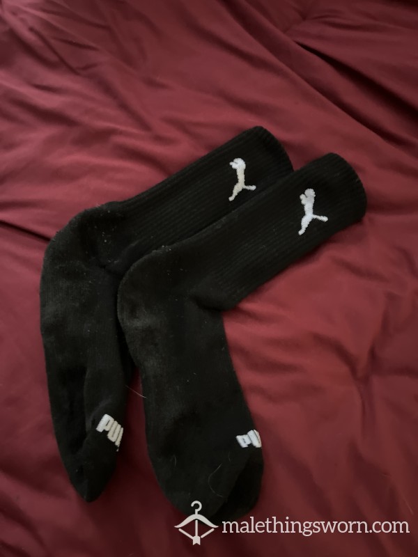 Sweaty Puma Socks
