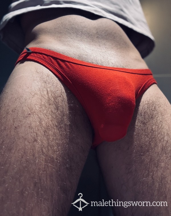 Sweaty Red Aussieb*m Briefs