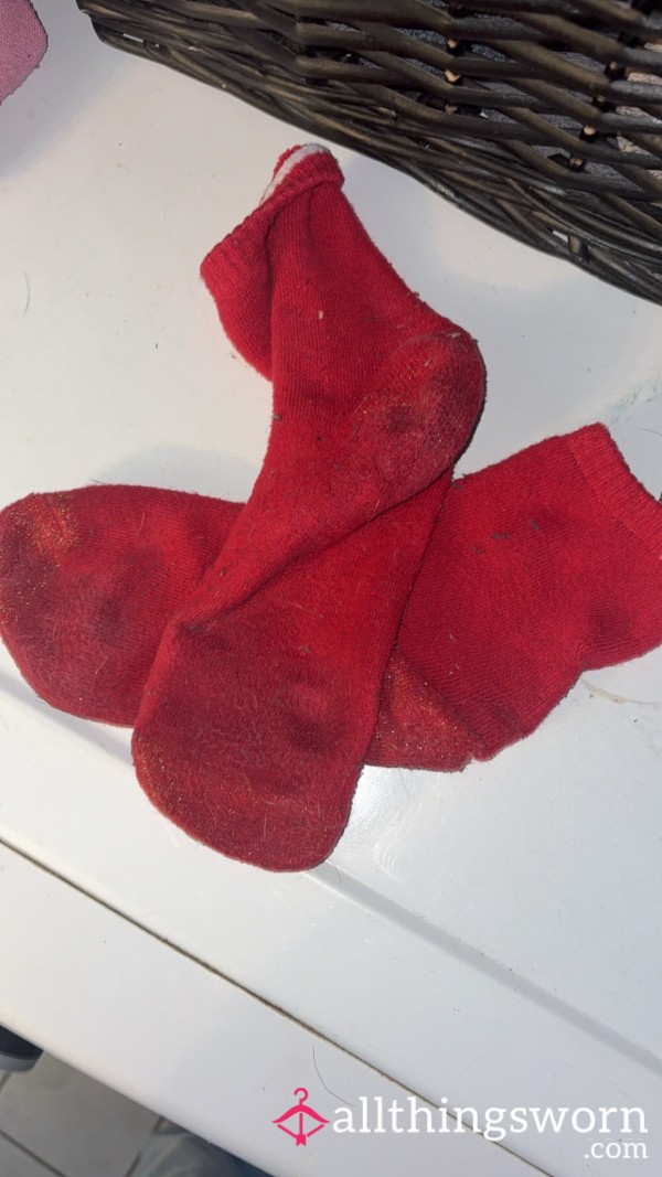 Sweaty Red Socks 💦🥵