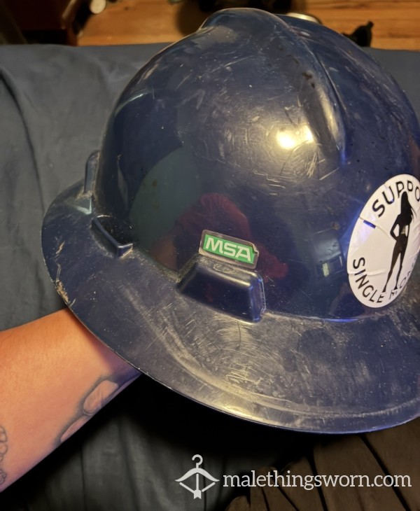 Sweaty Retired Hard Hat