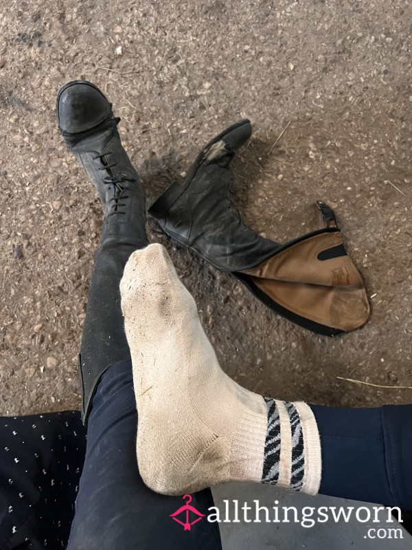 Sweaty Riding Socks