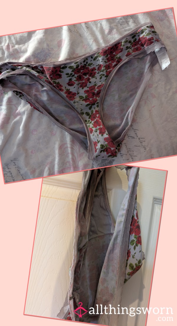 Sweaty Rose Panties 24+hours