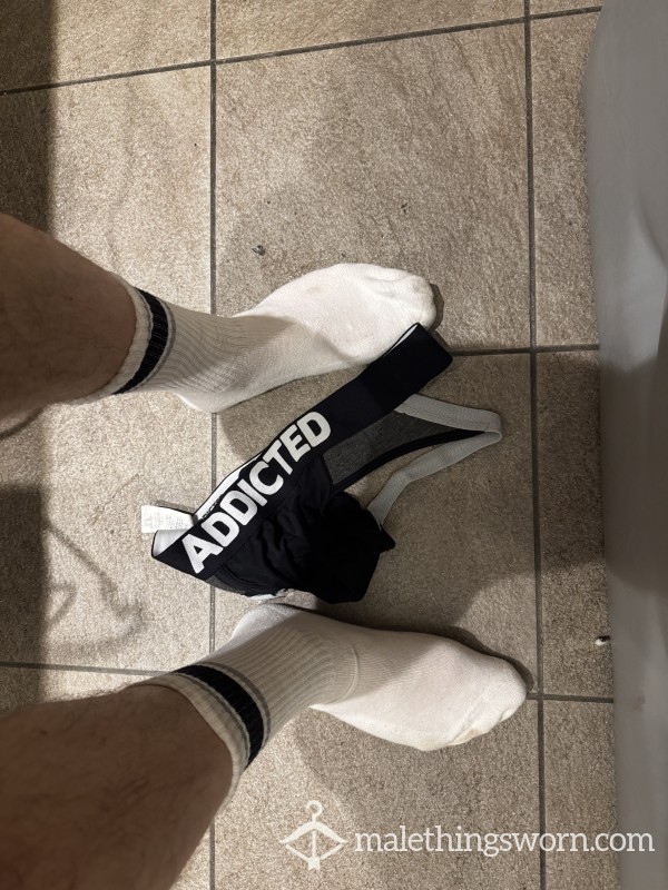 Sweaty Run In My Addicted Jock