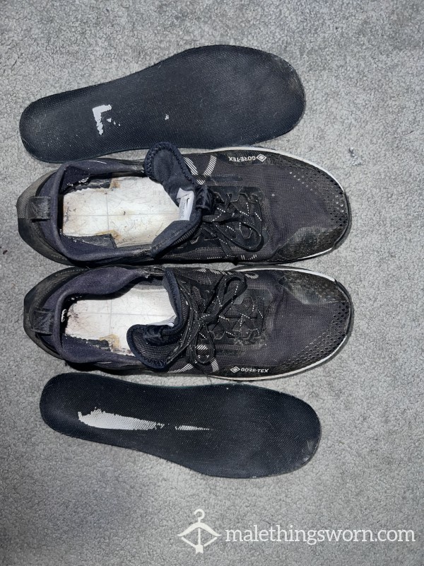 Sweaty Running Shoes Very Worn And Stinky Check The Inner Soles