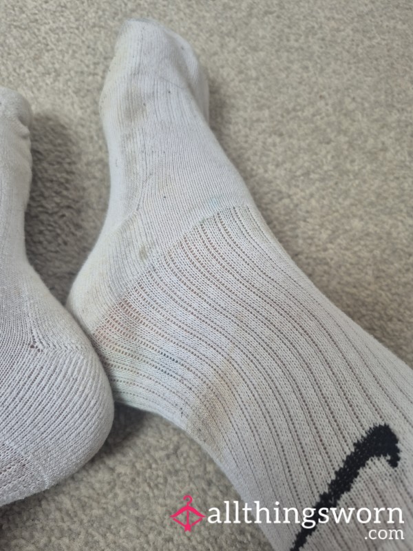 Sweaty Running Socks