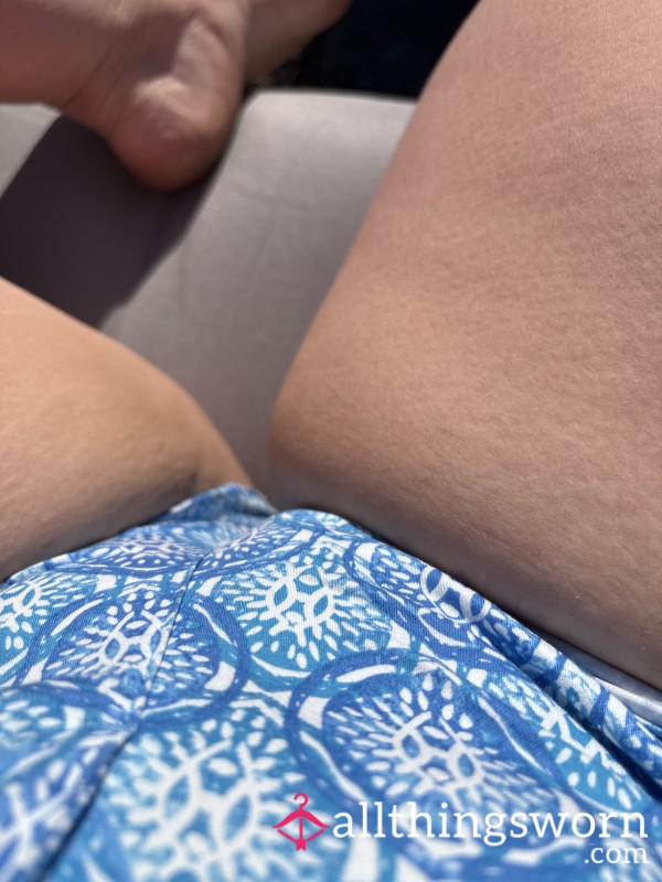 Sweaty Shorts No Underwear