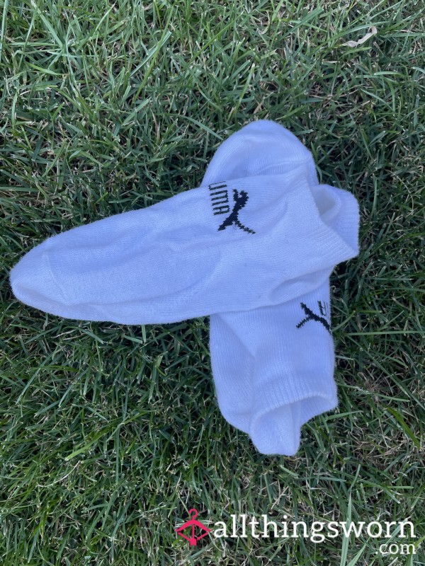 Sweaty Socks After An Hour Of Cardio Hell.