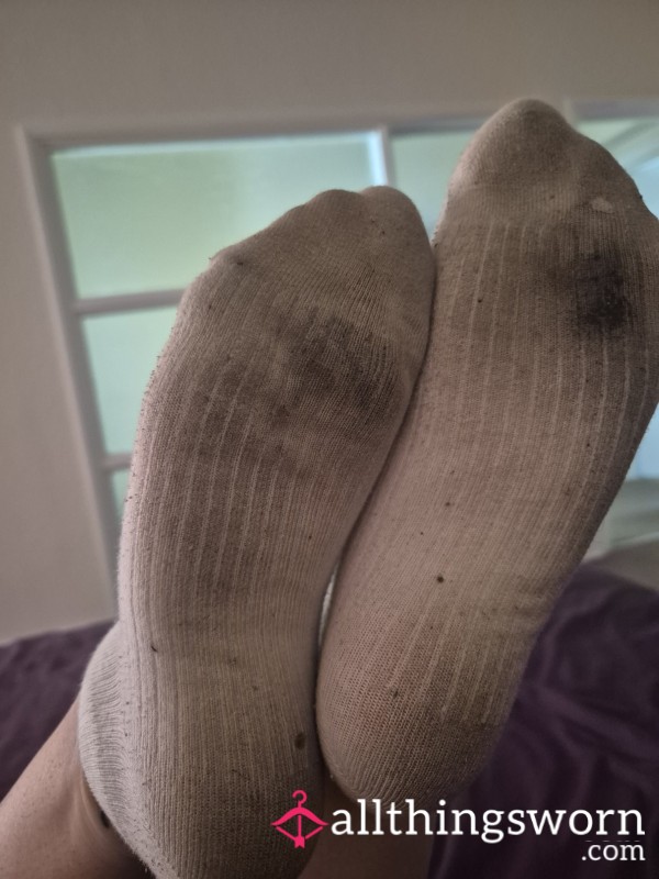 Sweaty Socks After An Hours Run