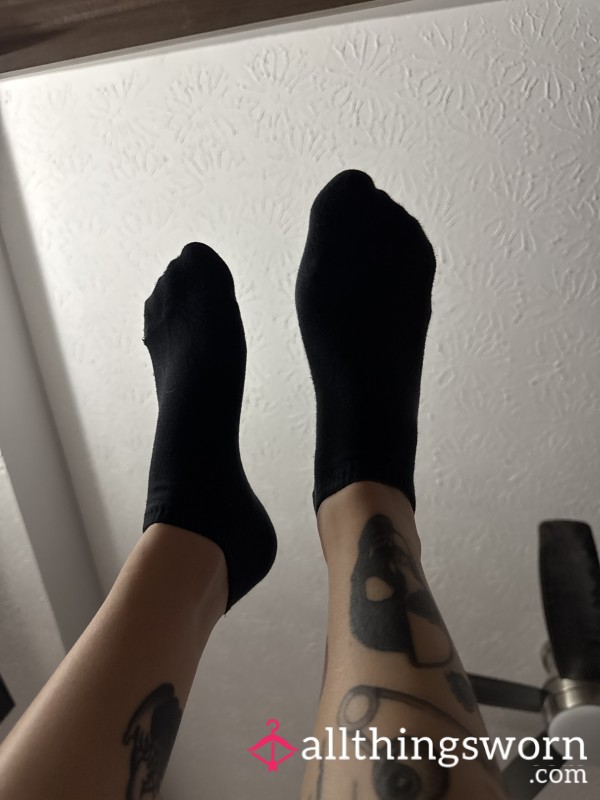 Sweaty Socks That Have Been Worn All Day To The Gym, Work, And Store. Size 6 Feet