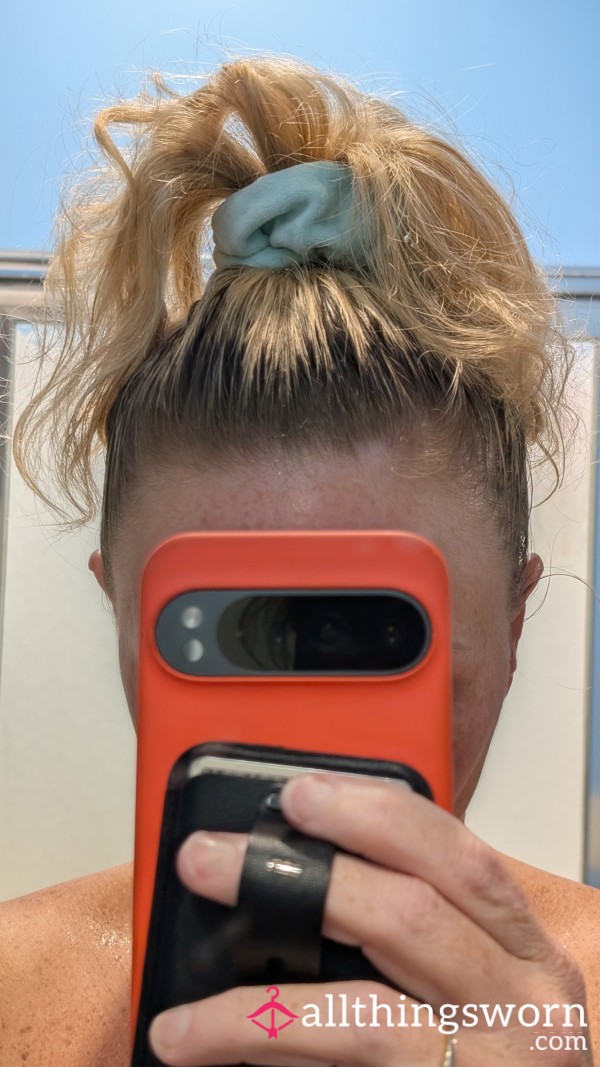 Sweaty Soft Gym Scrunchie / Hair Tie