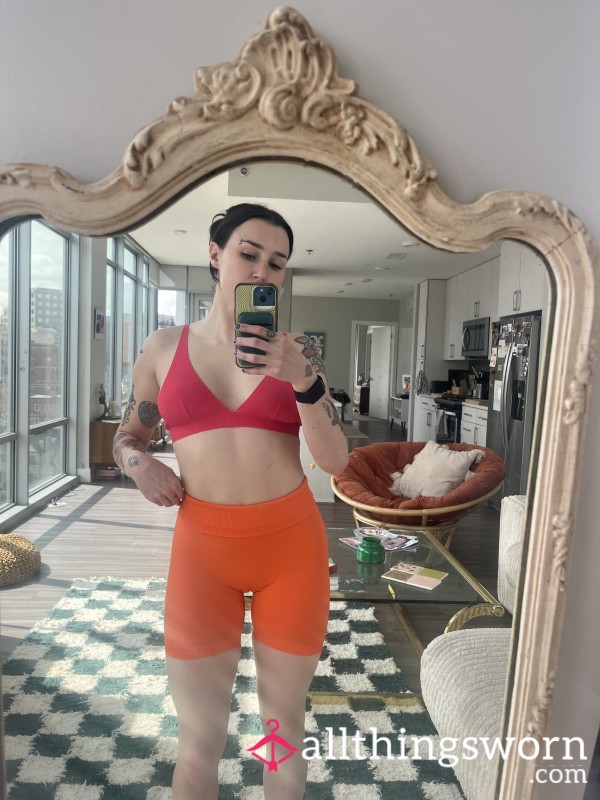Sweaty Spandex Shorts