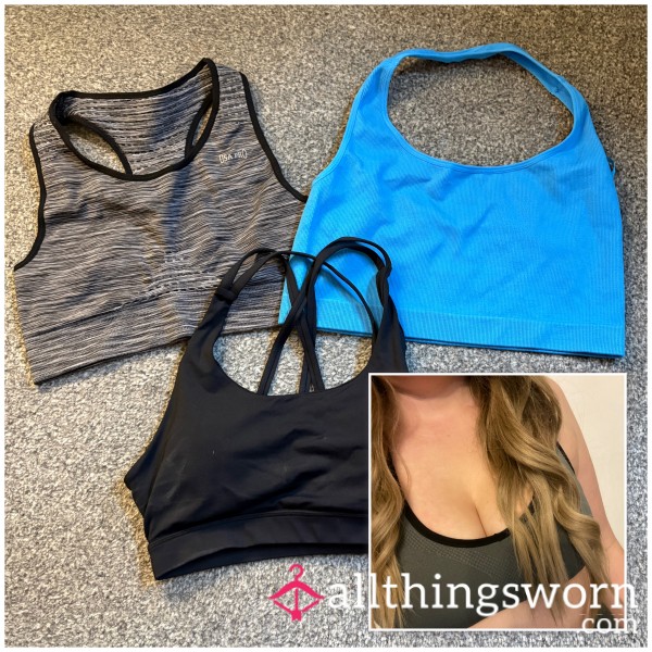 Sweaty Sports Bra | Well Worn Gym Top | InPost UK Delivery Included