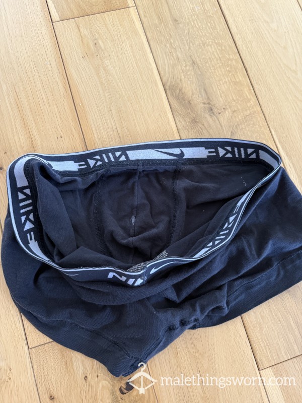Sweaty & Stained Nike Boxers (M) Black