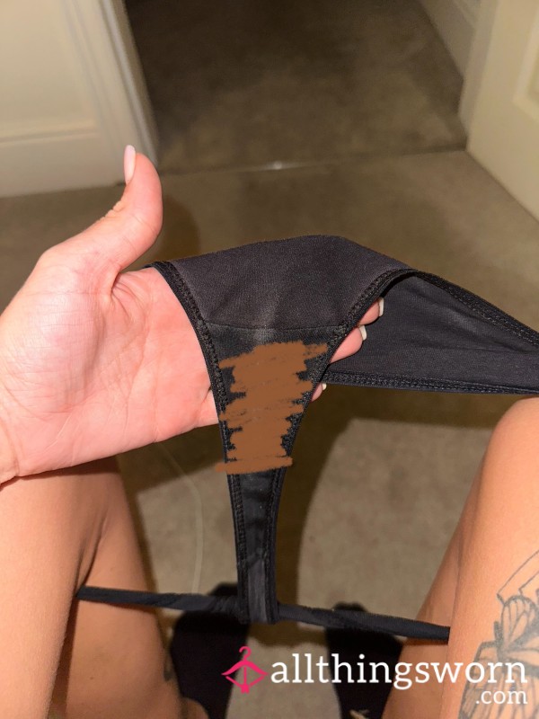 Sweaty, Stained Smelly Thong 💦
