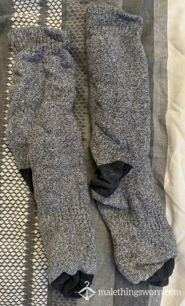 Sweaty & Stinky Grey Old Work Socks