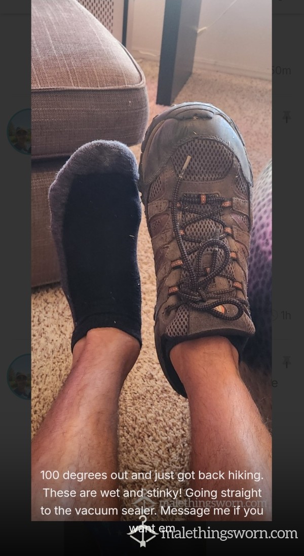 Sweaty Stinky Hiked In Socks