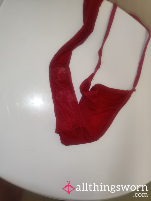 Sweaty Thong Worn For 3 Hours While At The Gym Early This Morning