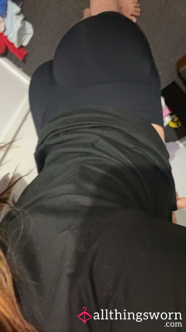 Sweaty Tight Black Gym Shorts, Including A Video Of Me Working Out On The Shorts