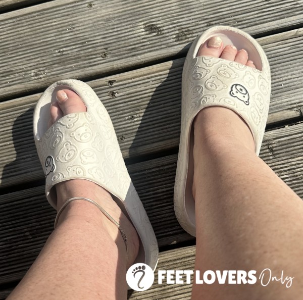 Sweaty Trashed Flip Flops