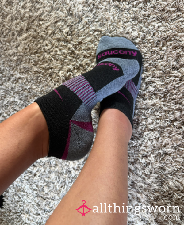 Sweaty Treadmill Cardio Socks
