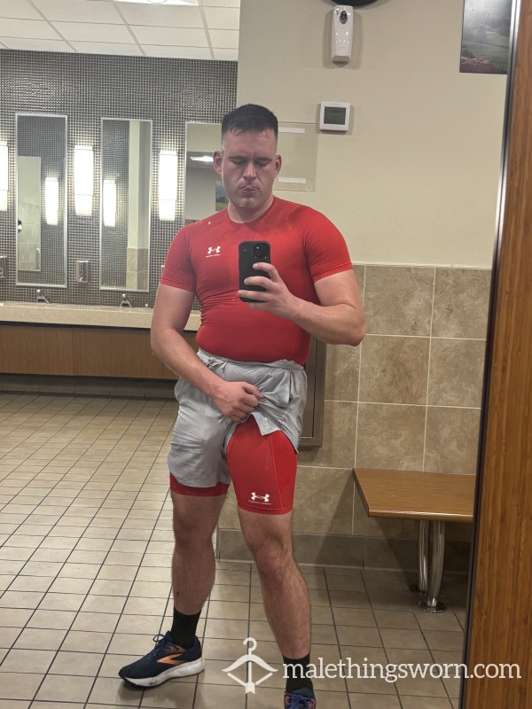 Sweaty UA Compression Gear