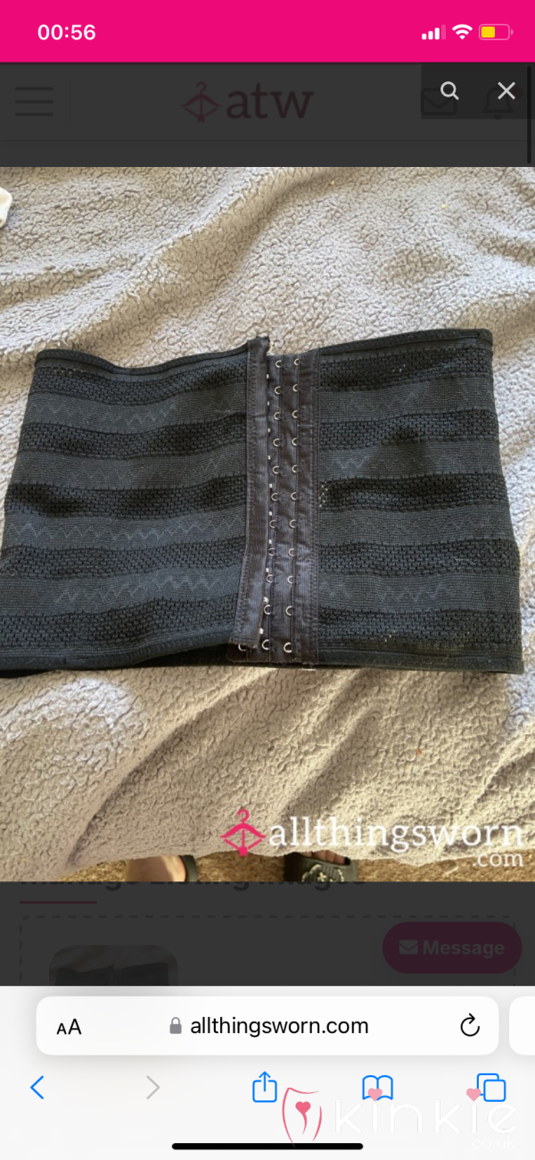 Sweaty Waist Trainer