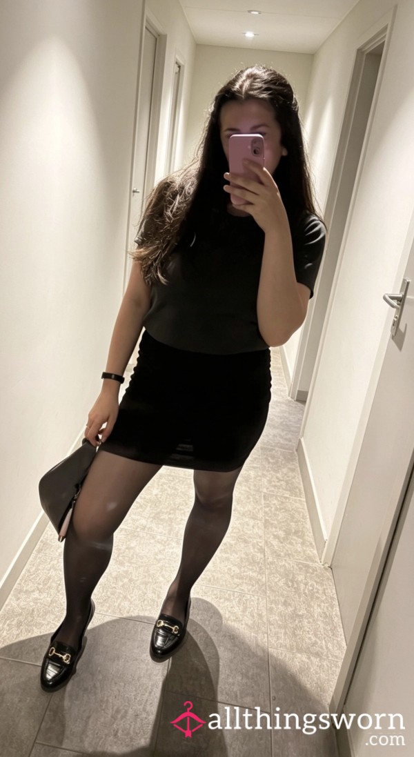 Sweaty Waitress Full Uniform
