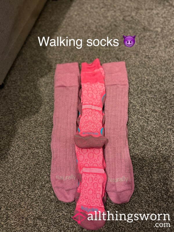 Sweaty Walking Socks