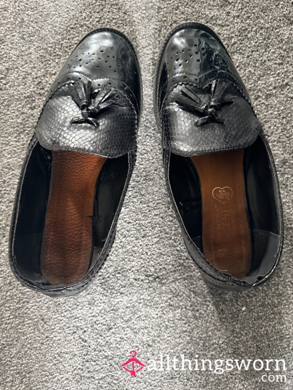 Sweaty Well Worn Work Shoes