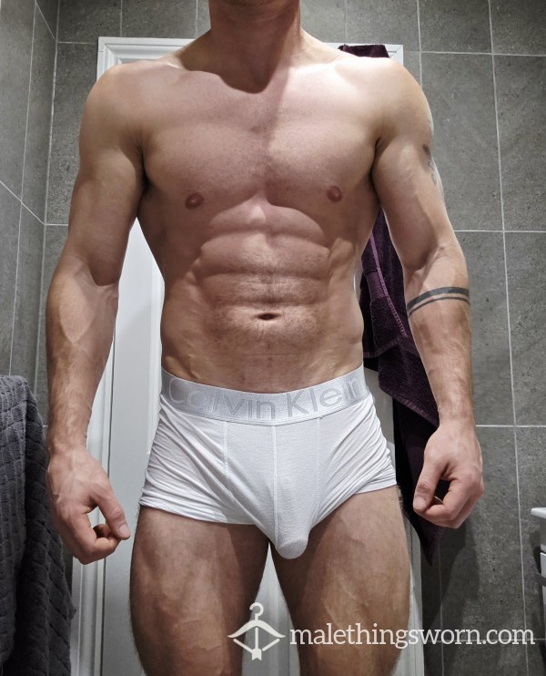 Sweaty White Boxers