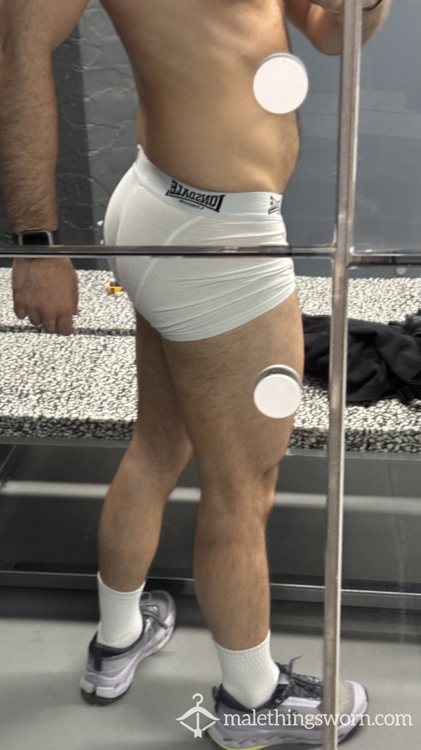 Sweaty White Boxers