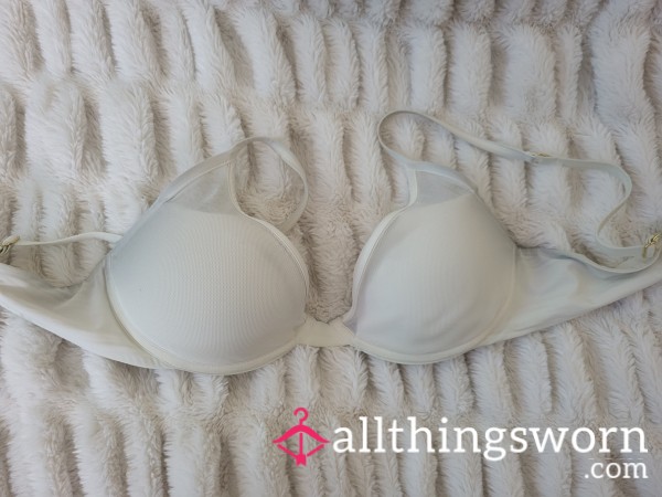 Sweaty White Bra 🫢