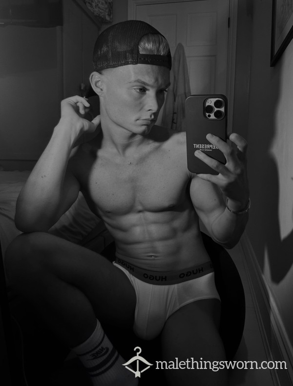 Sweaty White Briefs - Worn 4 Days Straight