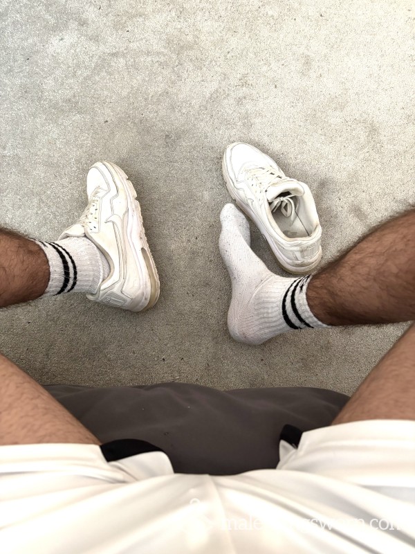 Sweaty White Socks After Training