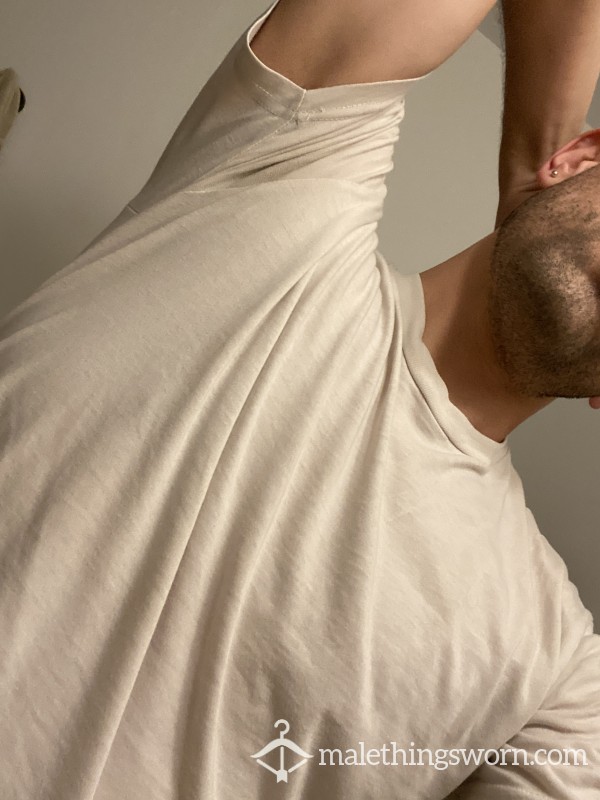 Sweaty White Tee