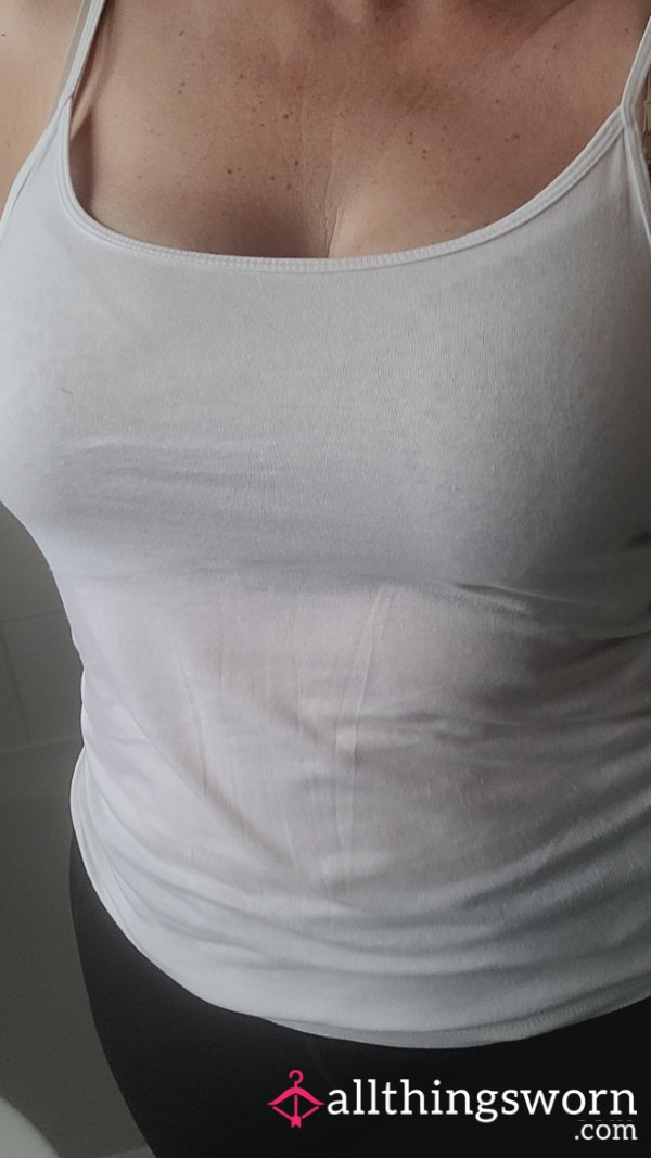 Sweaty White Top