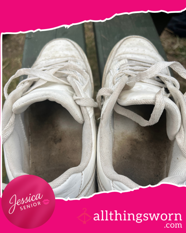 Sweaty White Trainers