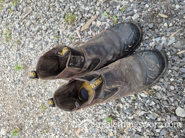 Sweaty Work Boots
