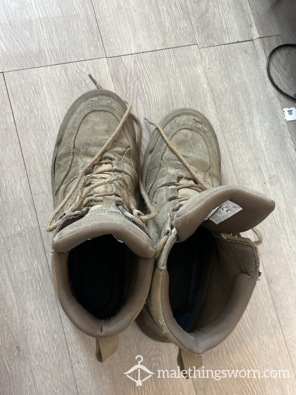 Sweaty Work Boots