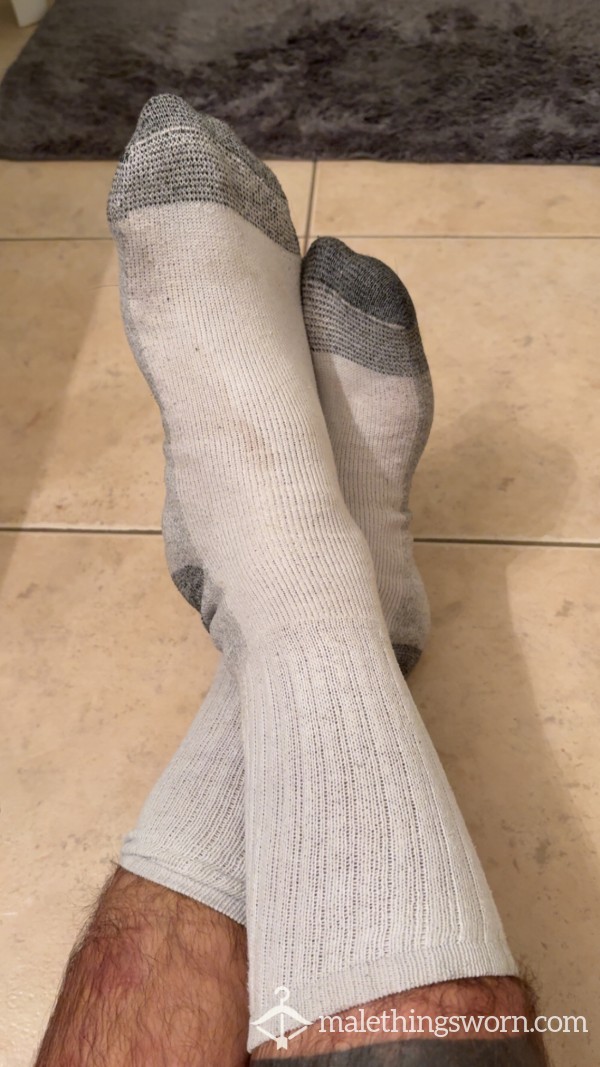 Sweaty Work Socks.