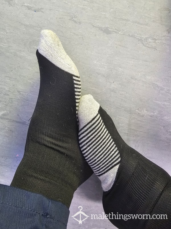 Sweaty Work Socks In The Making