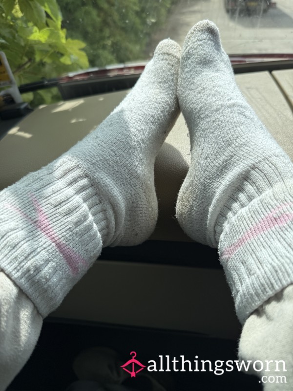 Sweaty Work Socks Worn In Work Boots