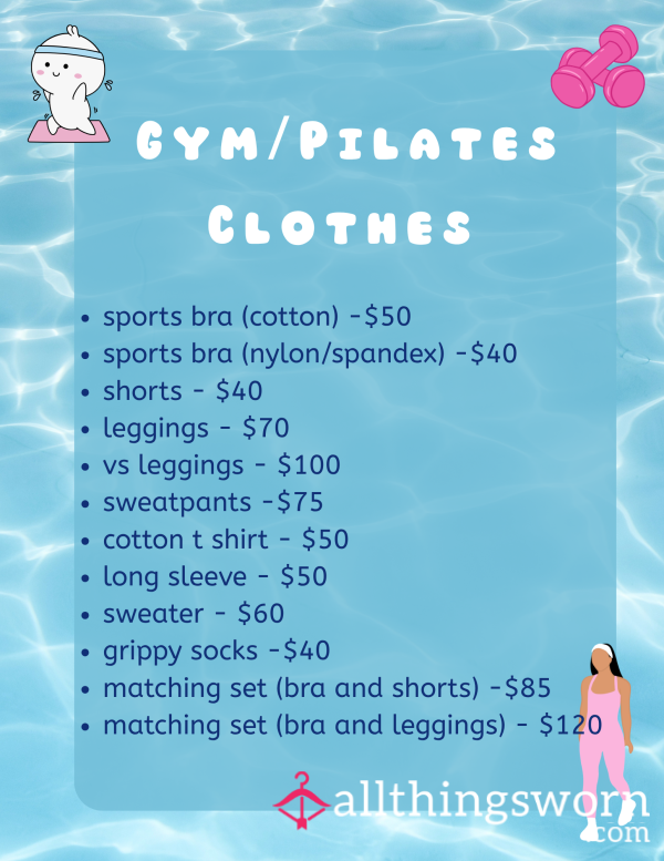 Sweaty Workout Clothes