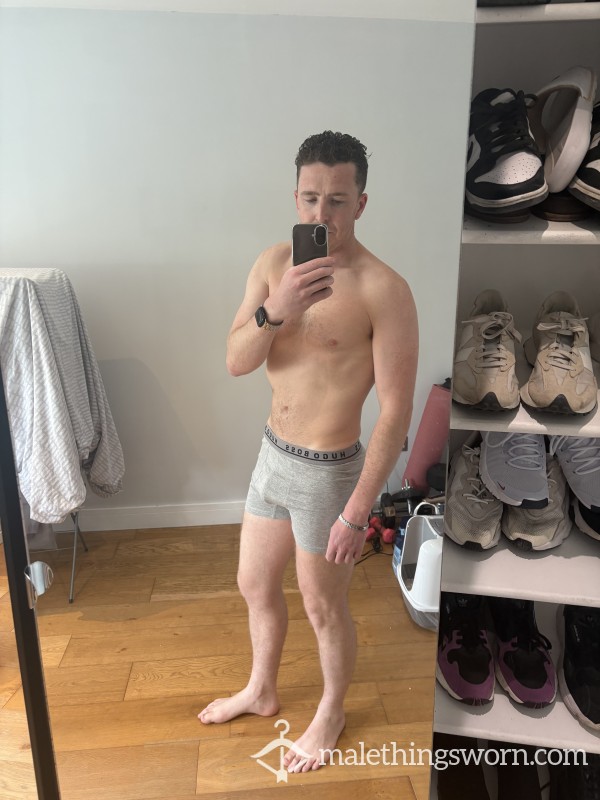 Sweaty Workout Grey Hugo Boss Boxers