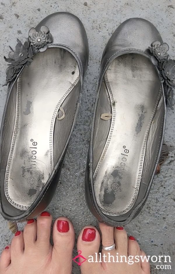 Sweaty Worn Flats
